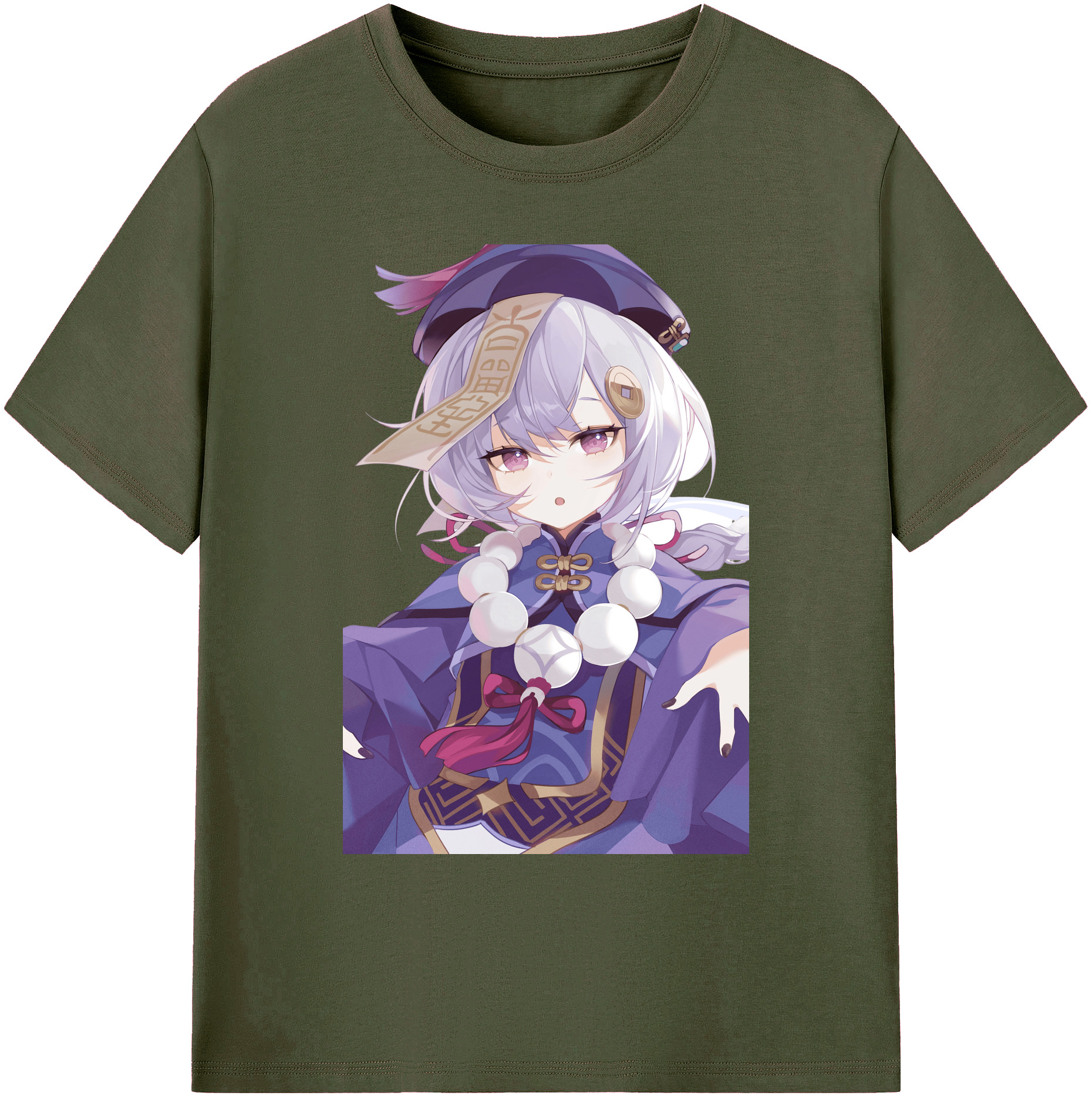 げんし神 七七 なな  genshin Nana 綿100％ メンズ半袖Tシャツ｜肌触りやわらか＆通気性